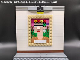artwork - Frida Kahlo - Self Portrait Dedicated to Dr. Eloesser